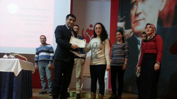 Öğretmen Uygulamaları Semineri Kapanış Programı Ankara Başkent Öğretmen Evinde Yapıldı