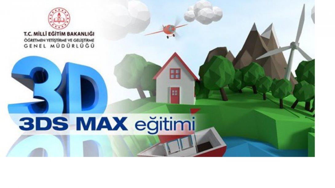 3DS MAX Eğitimi Kursu Öğretmenlerimizin Başvurusuna Açıldı