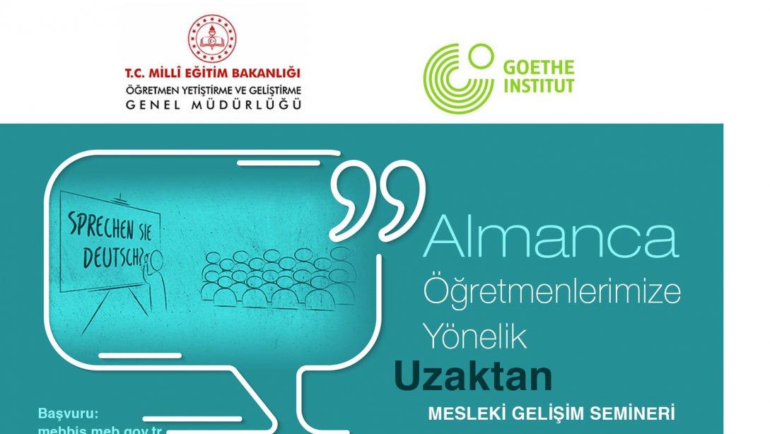 Almanca Öğretmenlerimize Yönelik Seminer Başvuruları Açıldı