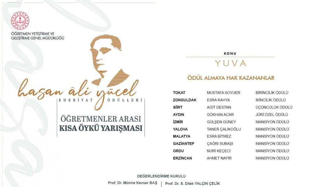 Hasan Âli Yücel Öğretmenler Arası Kısa Öykü Yarışması Sonuçlandı