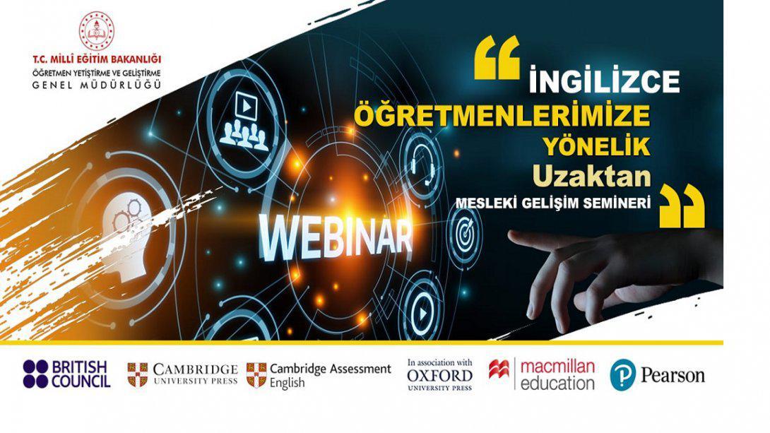 İngilizce Öğretmenlerimize Yönelik Uzaktan Mesleki Gelişim Seminer Başvuruları Açıldı