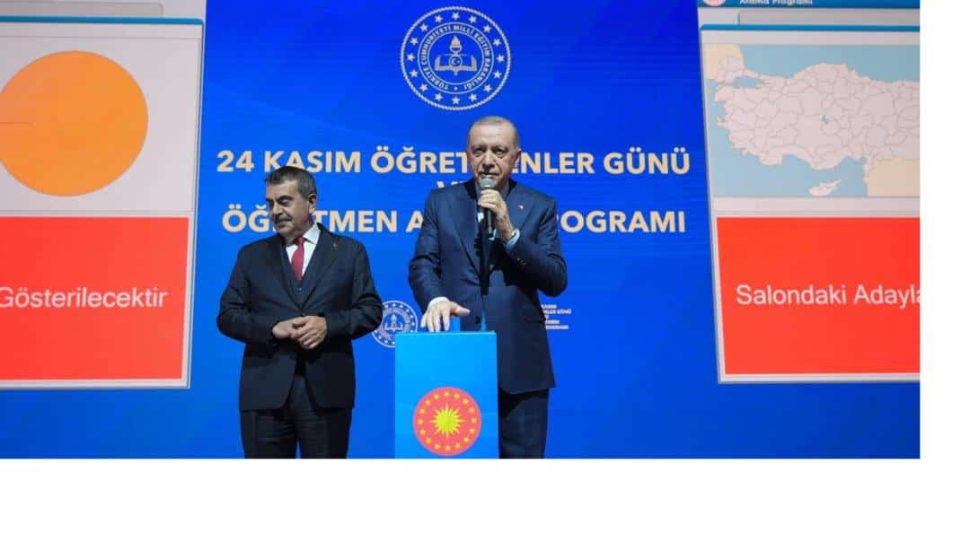 CUMHURBAŞKANI ERDOĞAN İLE BAKAN TEKİN, 